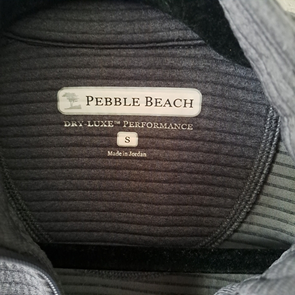Pebble Beach Tops - Pebble Beach Gray Quilted Sweatshirt